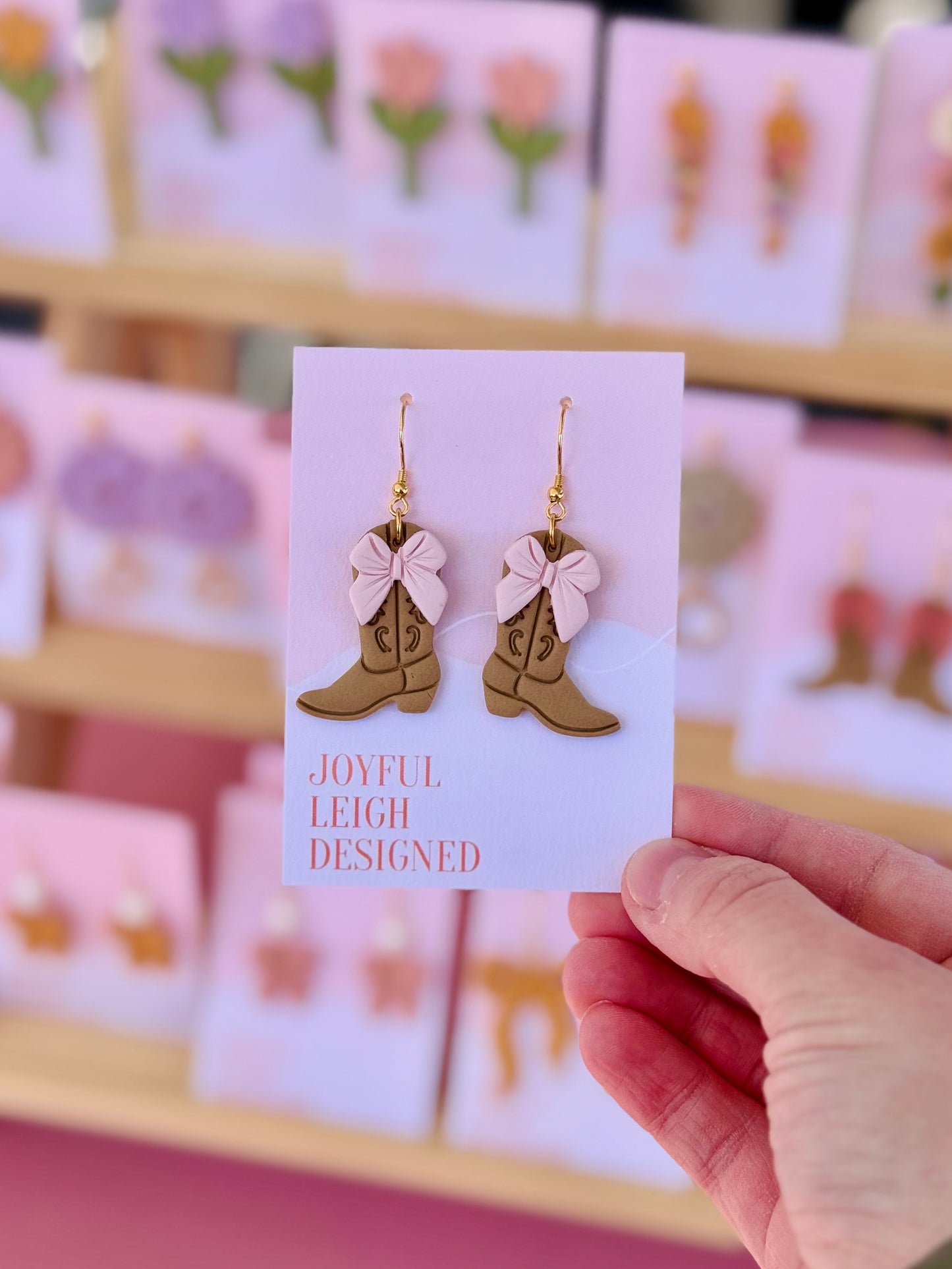 Boots and Bow Dangles