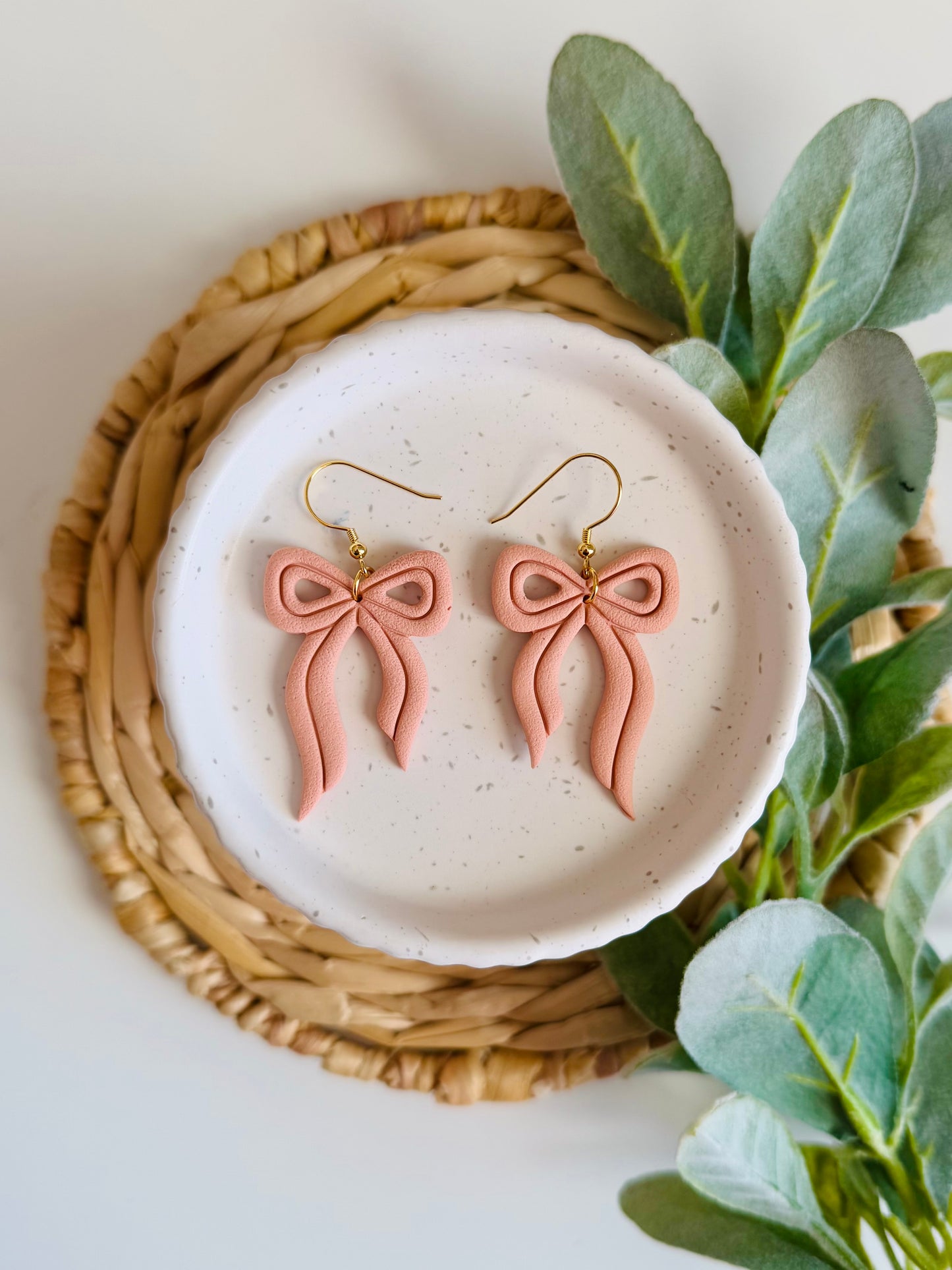 Large Bow Dangles