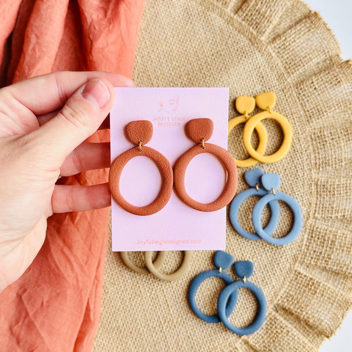 Textured Organic Oval Drops