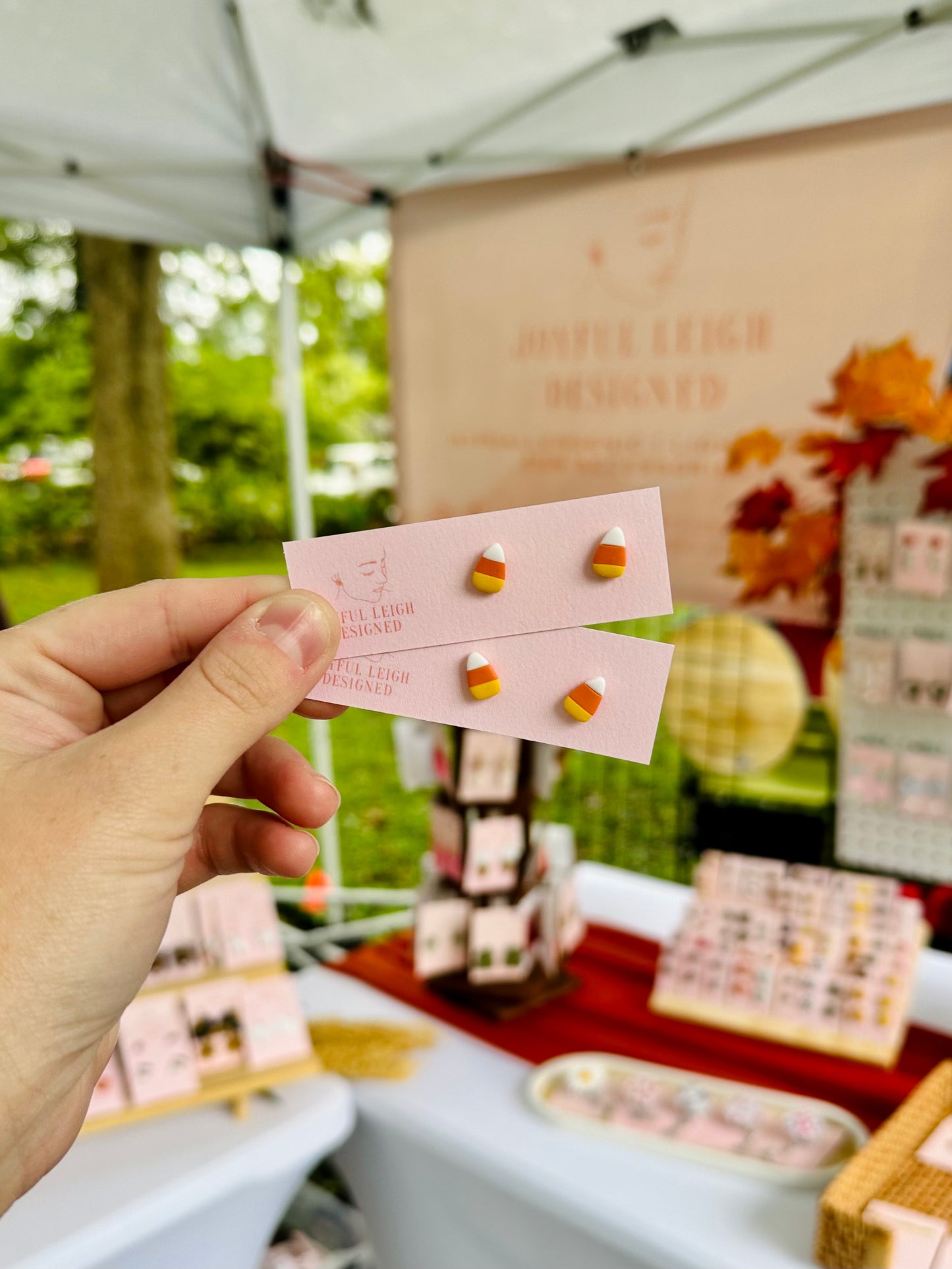 Candy Corn Studs