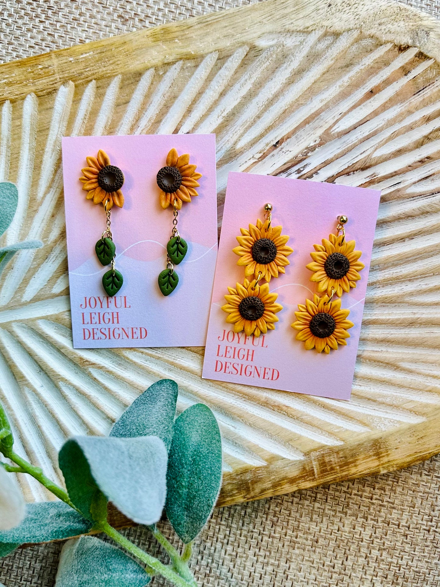 Sunflower Earrings (choose style)