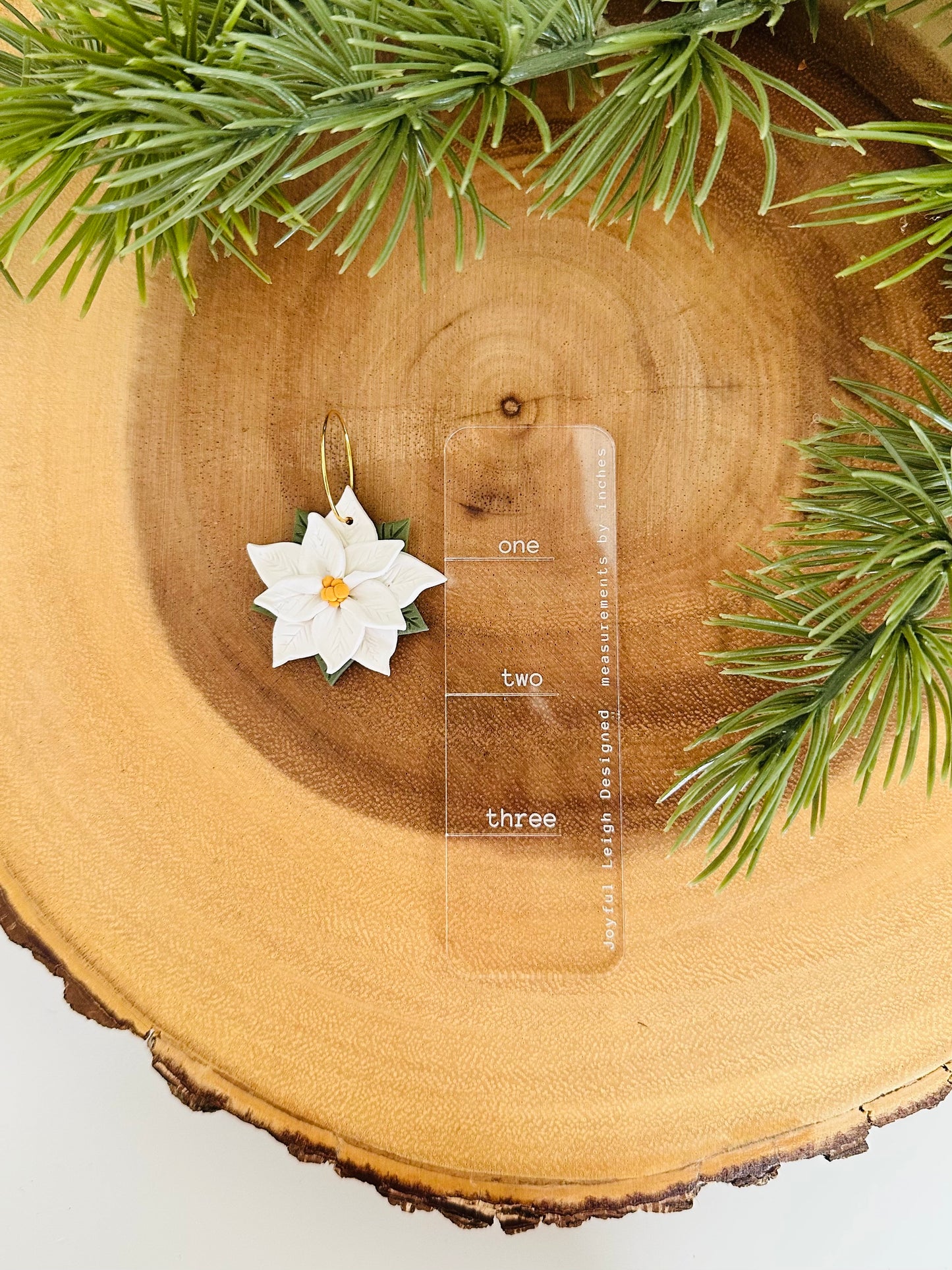 Poinsettia Hoops