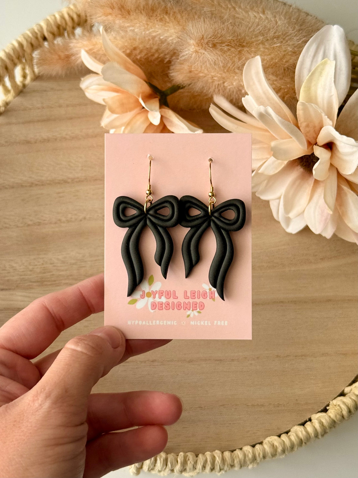 Large Black Bows