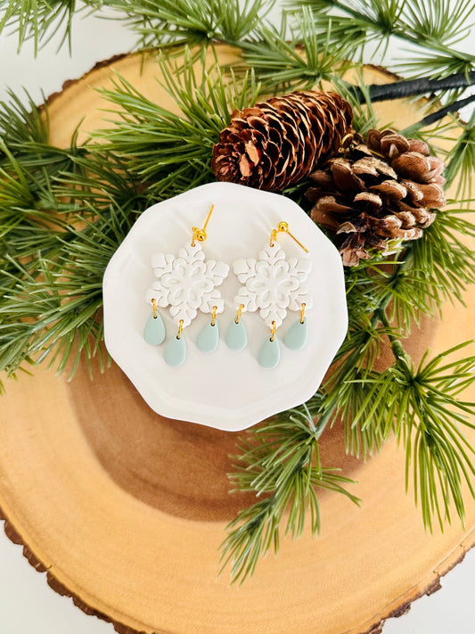 White Snowflake Drops