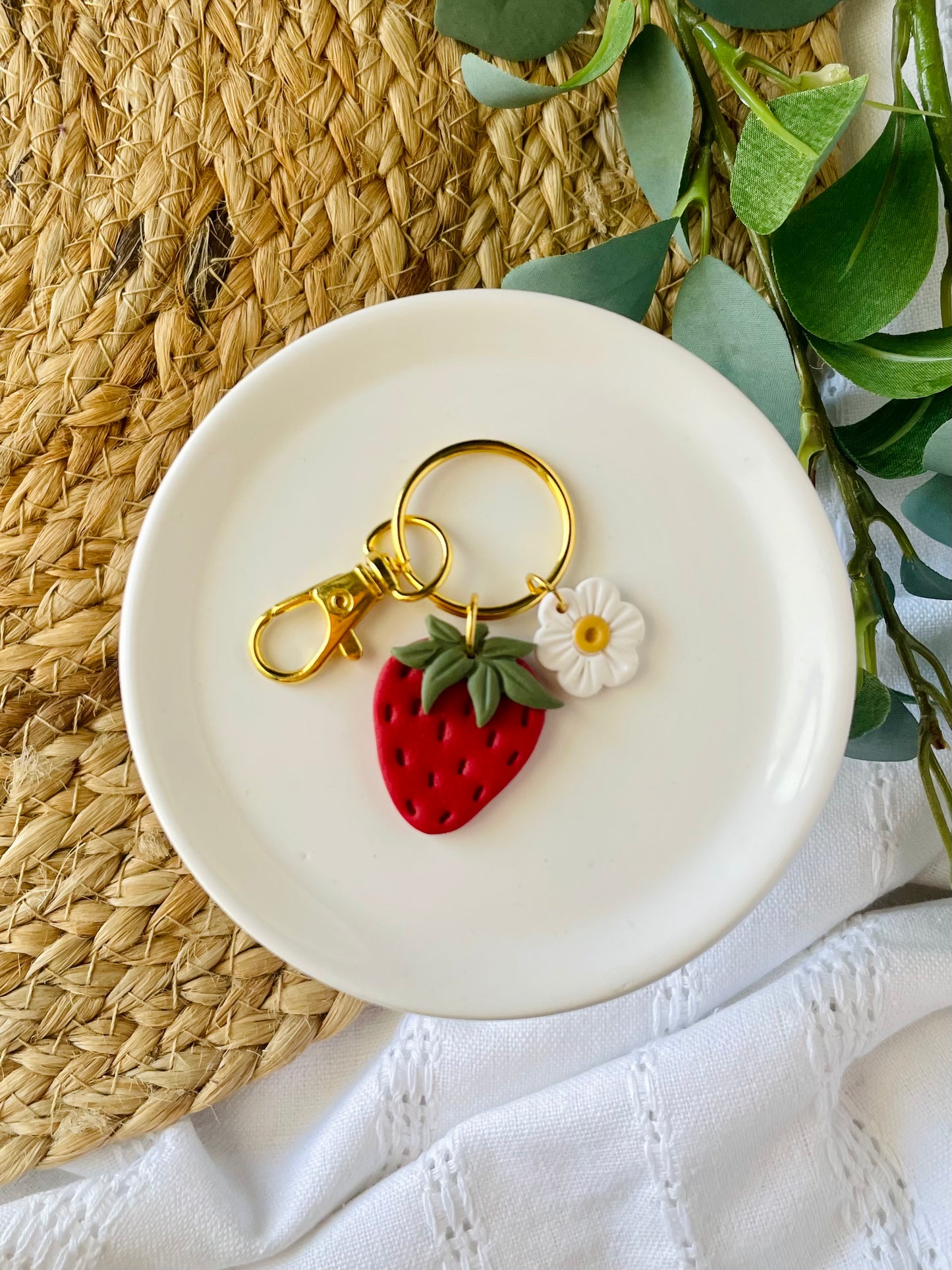Strawberry Keychain