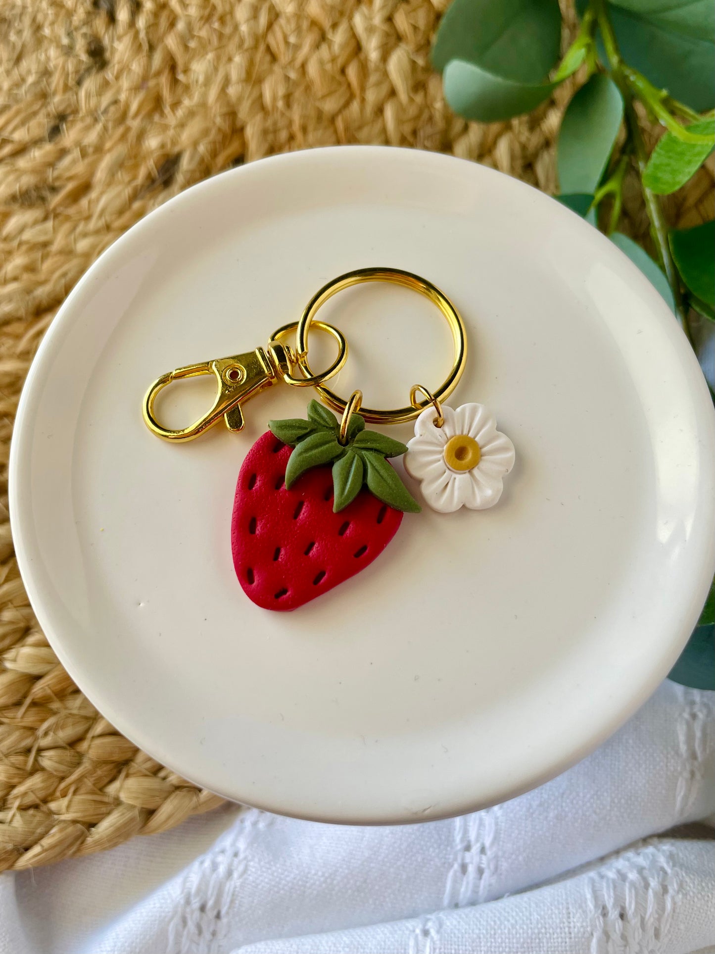 Strawberry Keychain