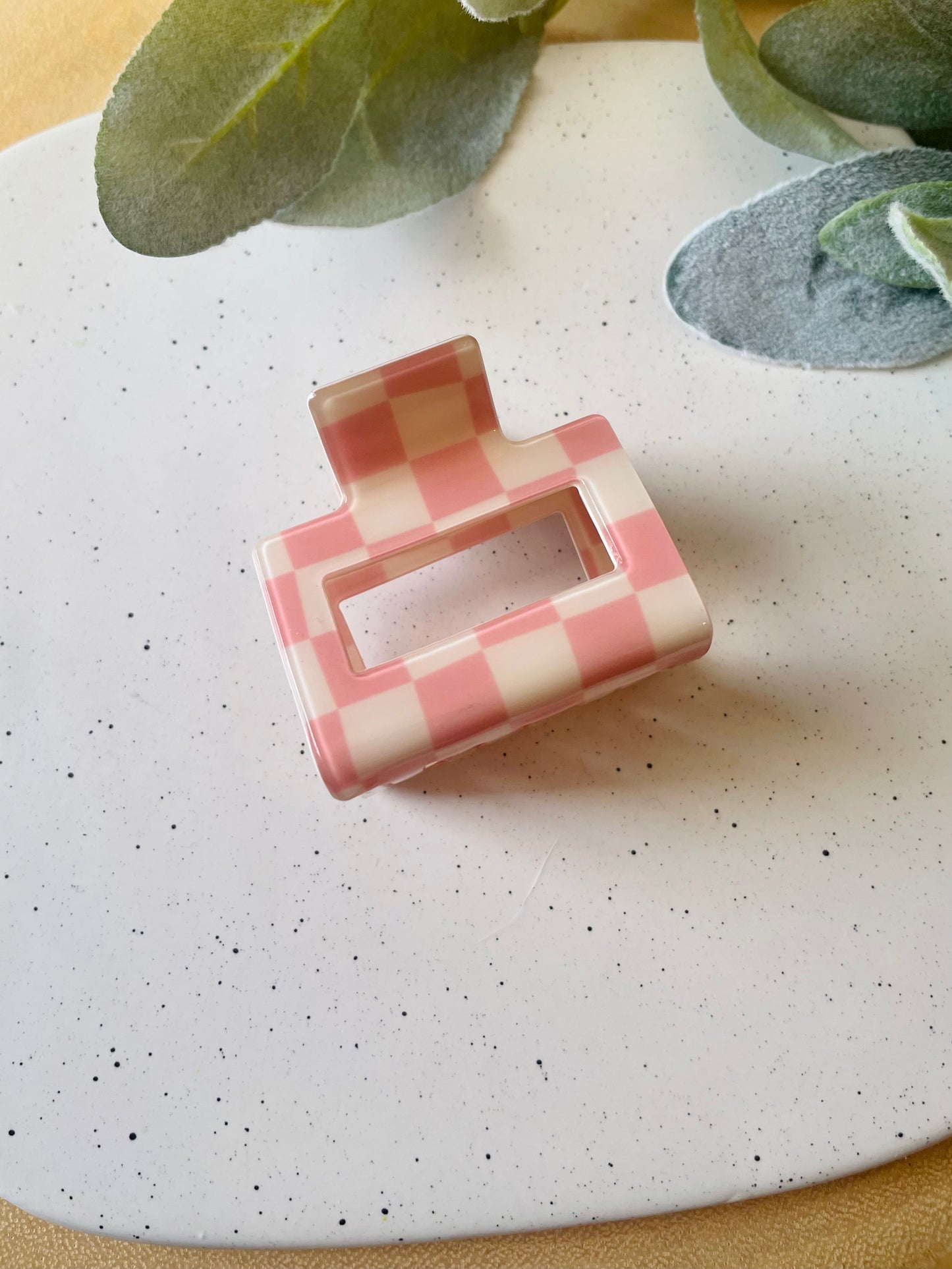 Checkered 2” Claw Clips
