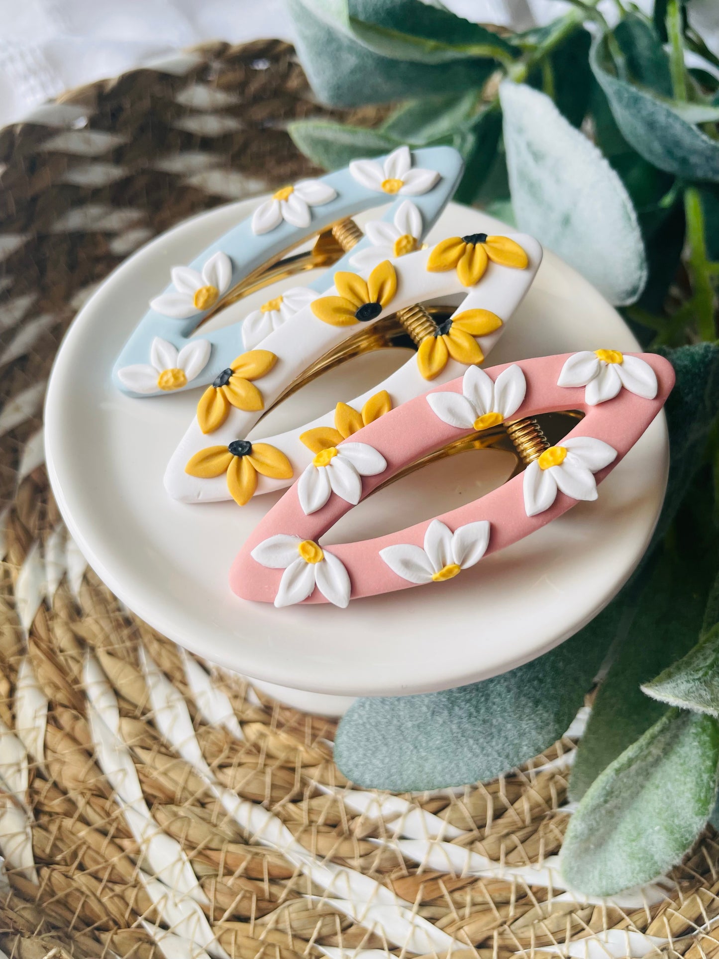 Flower Hair Clips