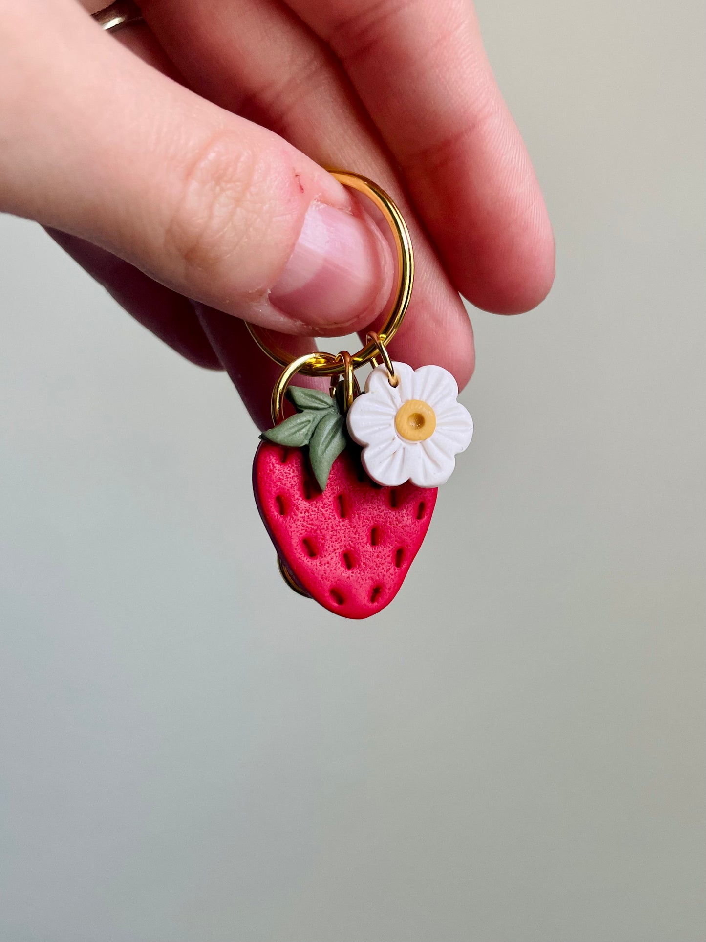 Strawberry Keychain