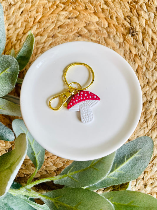 Mushroom Keychain