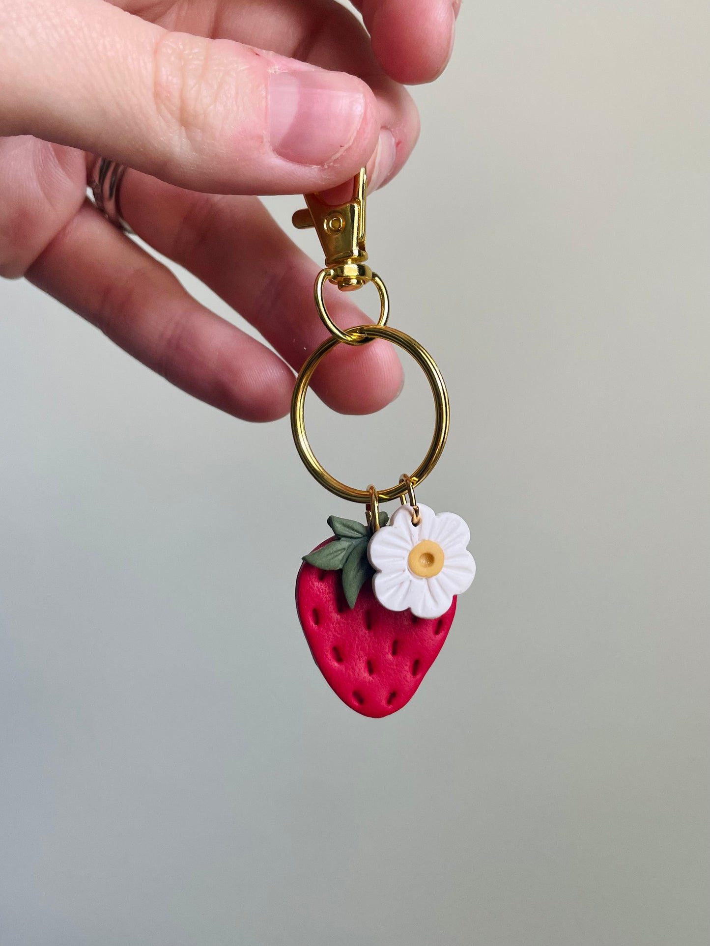Strawberry Keychain