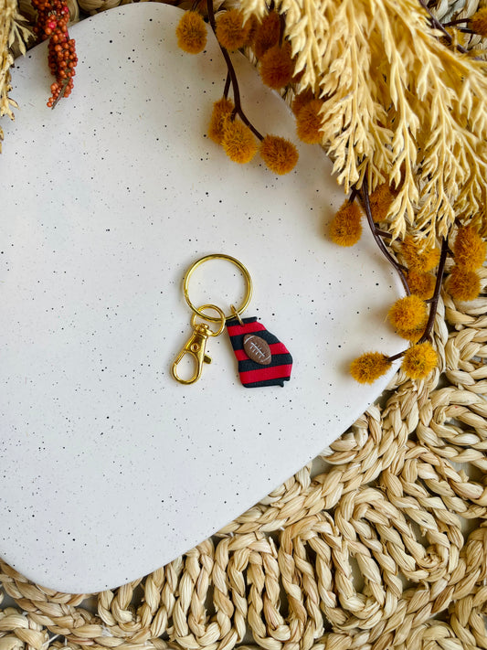Georgia Football Keychain