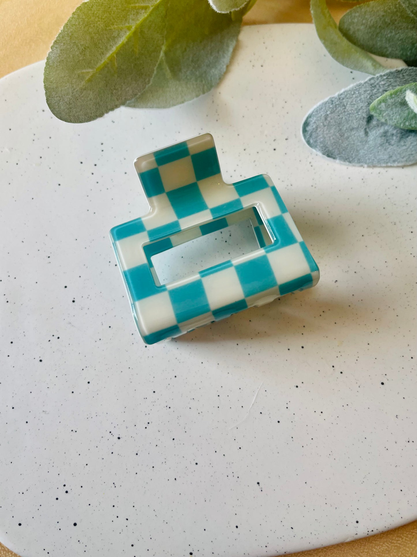 Checkered 2” Claw Clips