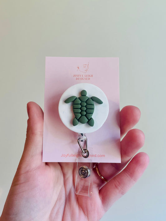 Sea turtle Badge Reel