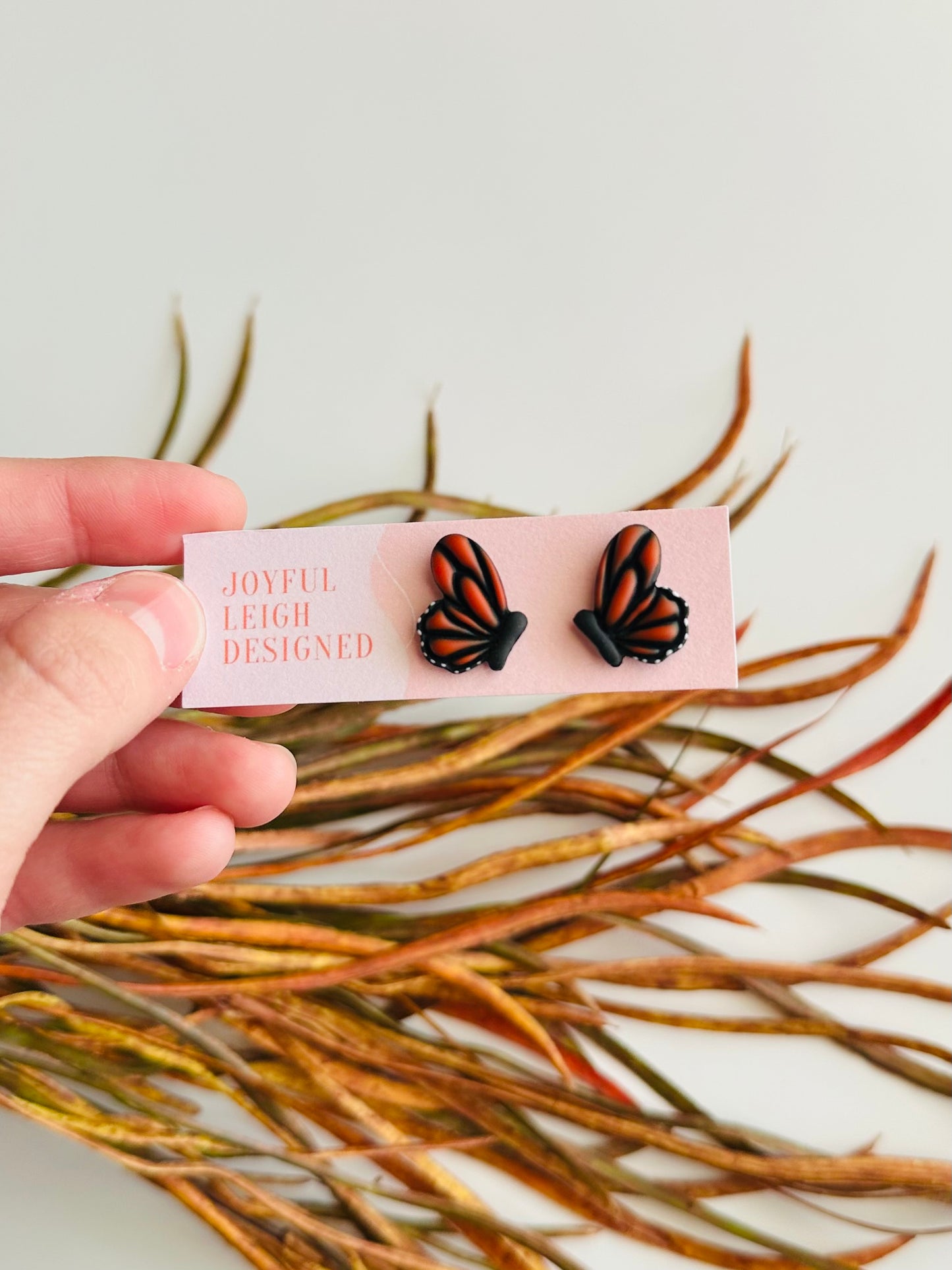 Monarch Butterfly Studs