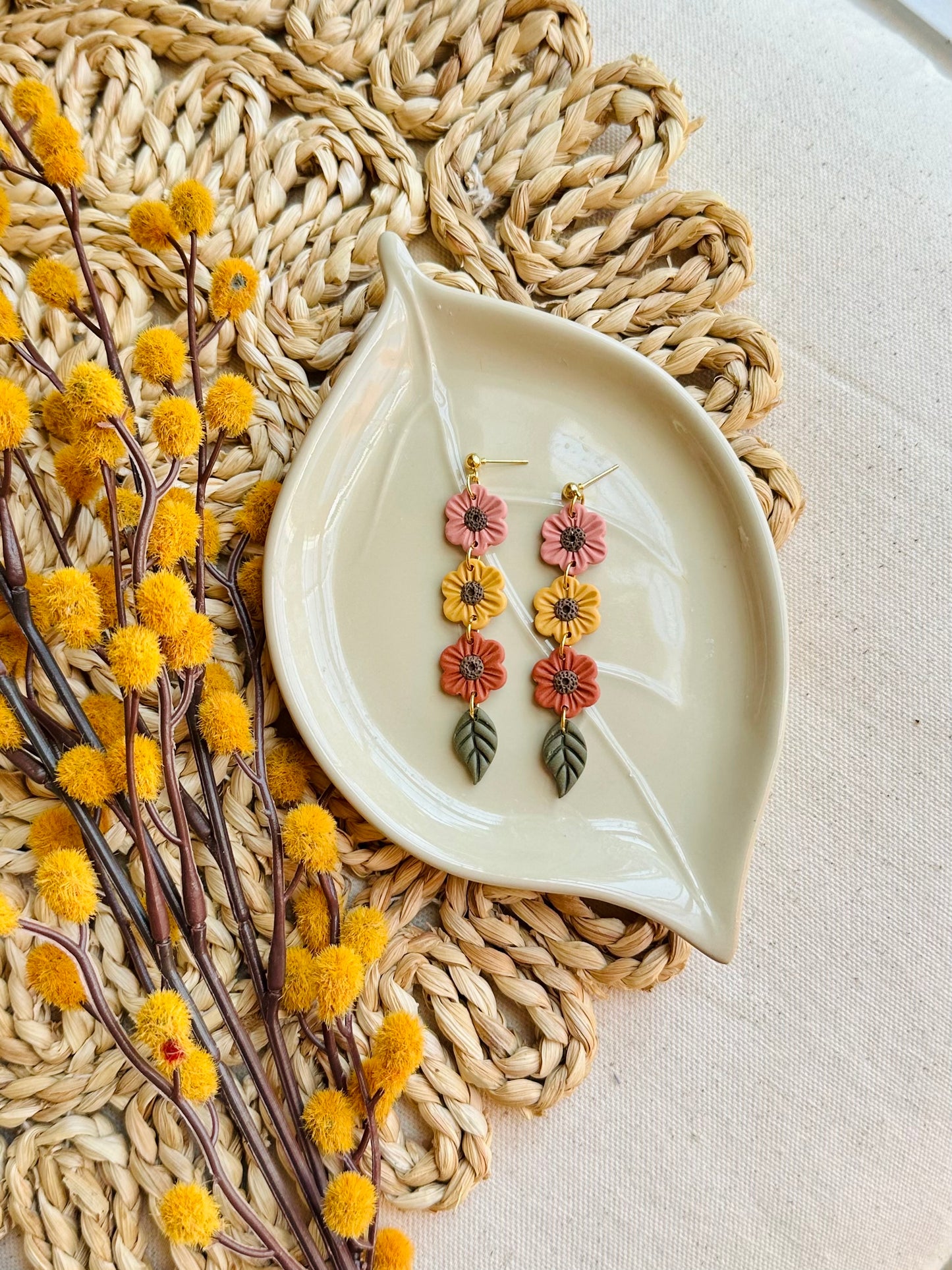 Fall Tiered Flowers