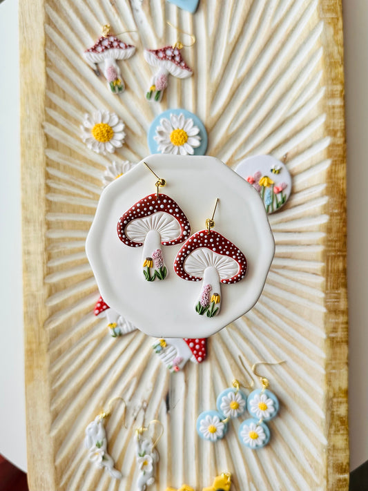 Chubby Floral Mushrooms