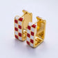 Checkered Rectangle Huggies