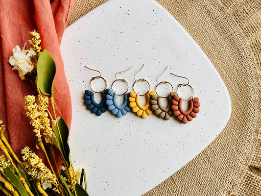 Marie Earrings in Fall Colors
