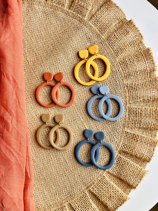 Textured Organic Oval Drops