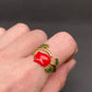 Gold Plated Rose Ring