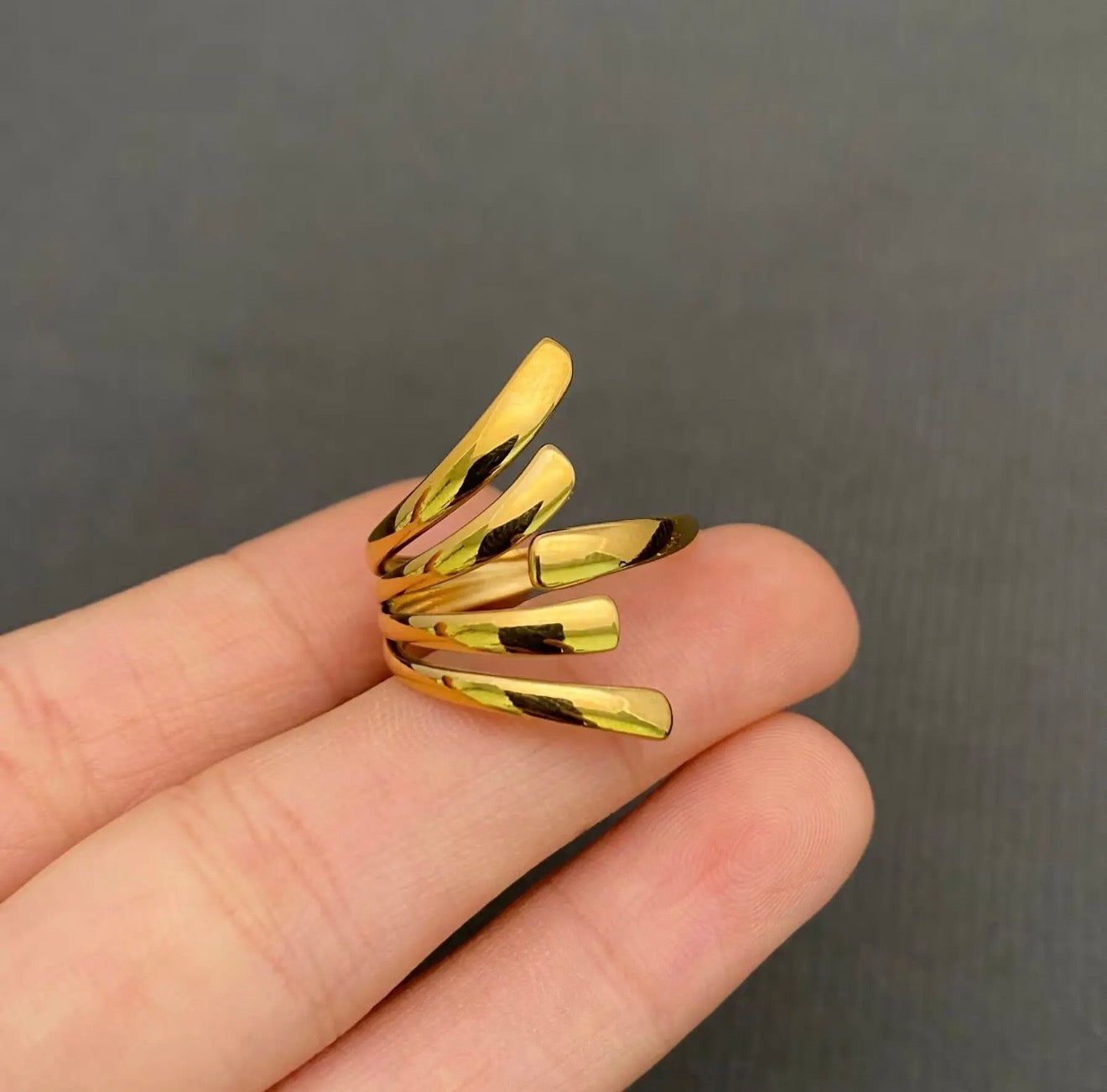 Gold Plated Fan Ring