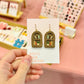 Bookshelf Earrings