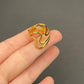 Gold Plated Geometric Ring