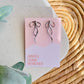 Tied Ribbon Bow Studs