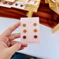 Happy Face Studs Fall Colors