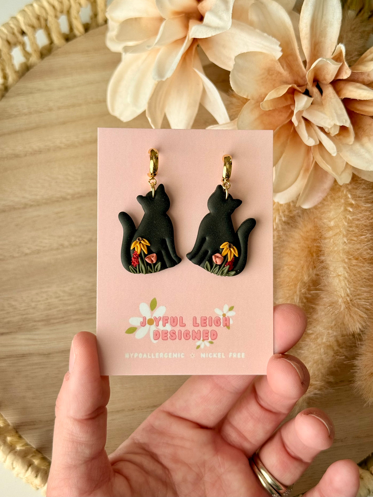 Fall Floral Cats