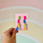 READ and Happy Face Earrings
