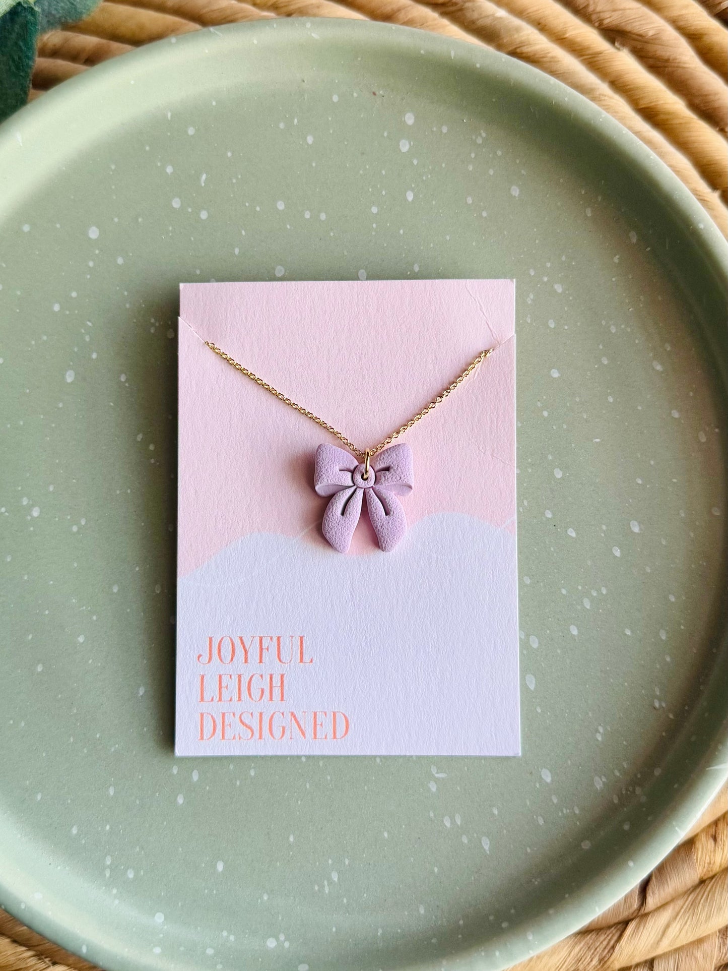Spring Bow Necklaces