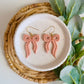 Large Bow Dangles
