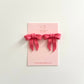 Bubblegum Pink Bow Statement Studs
