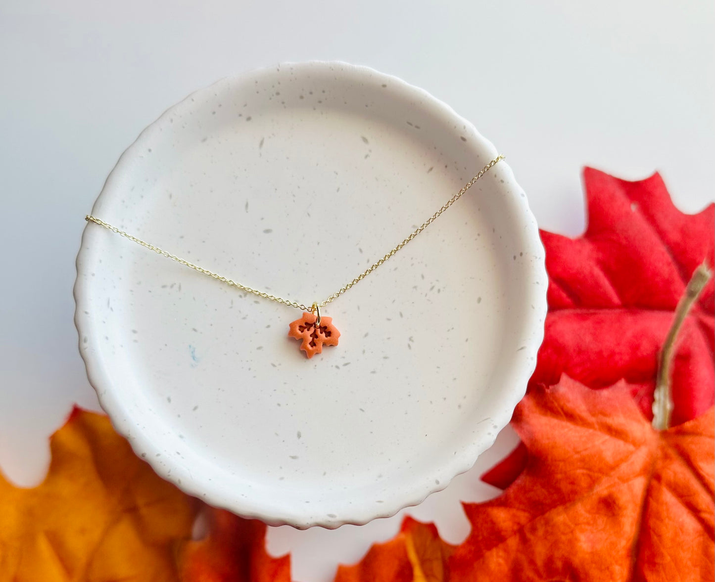 Maple Leaf Dainty Necklace