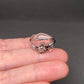 Silver Gold Plated Flower Ring