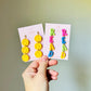 READ and Happy Face Earrings