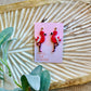 Hot Pink Flamingo Earrings