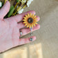 Sunflower Badge Reel