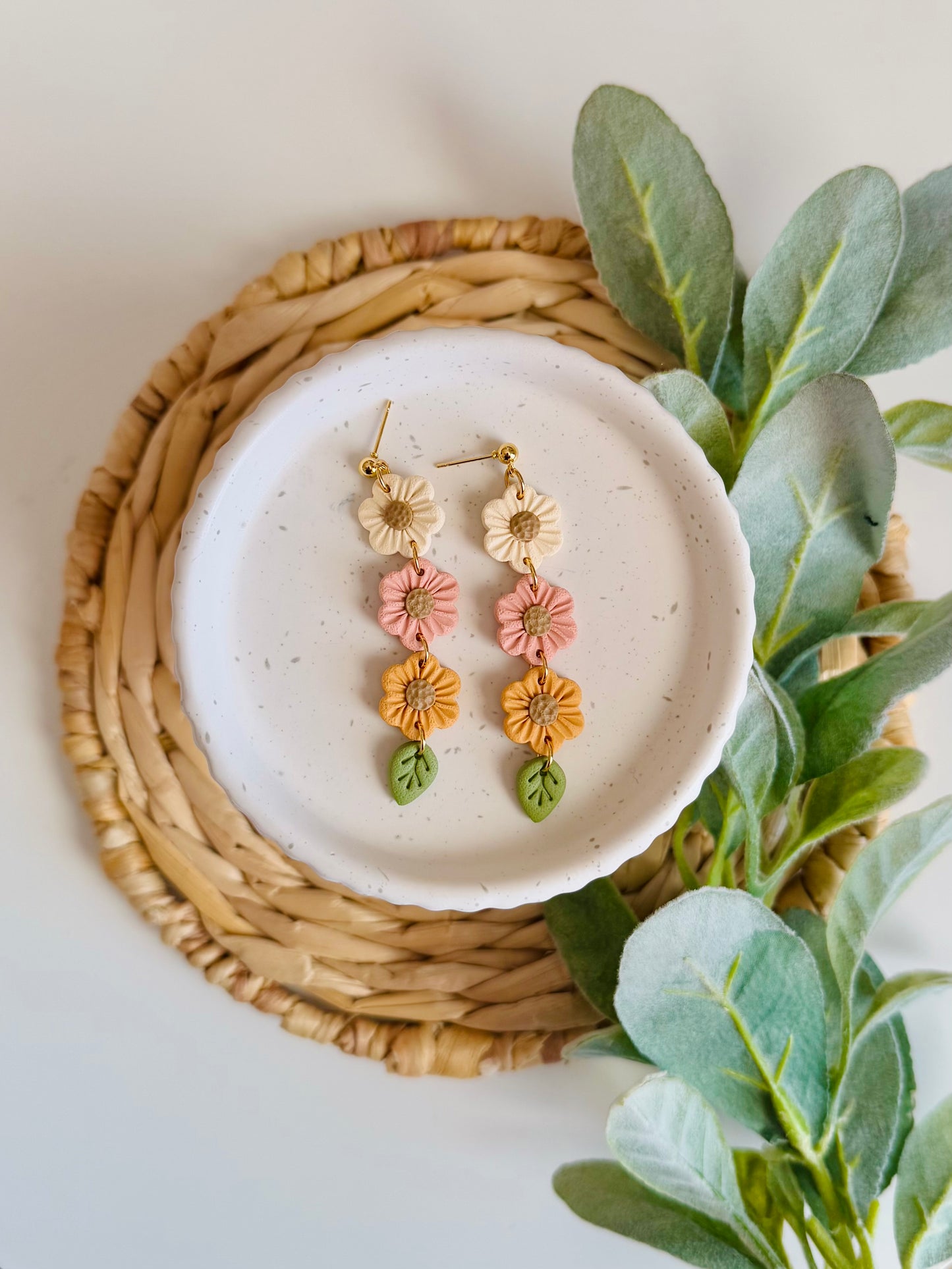 Spring Tiered Flower Dangles