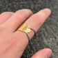 Two Tone Hollow Ring