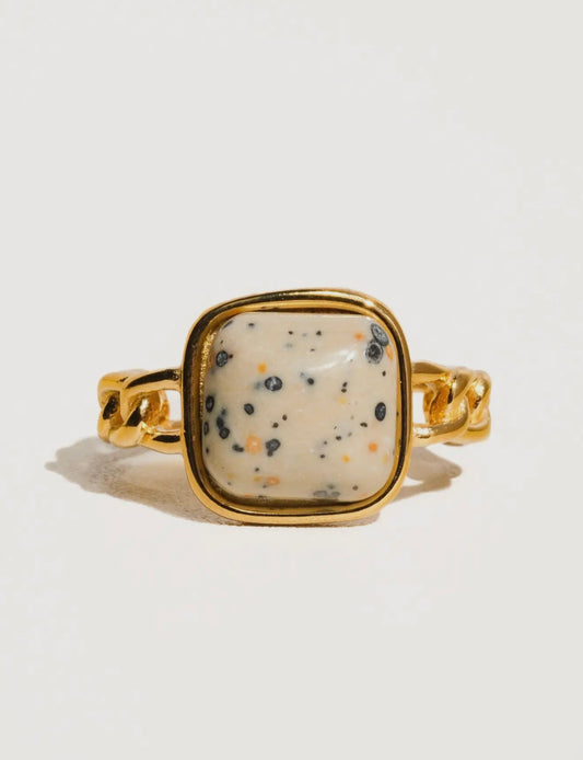 Oriana Stone Chain Ring