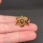 Gold Plated Stone Bird Ring