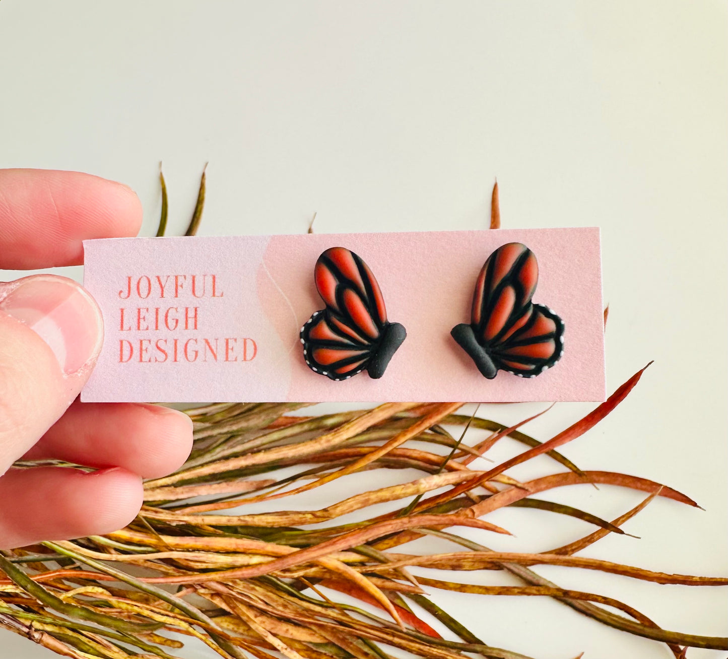 Monarch Butterfly Studs