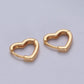 24k Gold Filled 13.4mm Heart Huggies