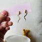 Gold Filled Snake Earrings