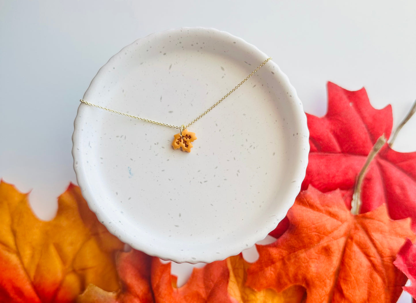 Maple Leaf Dainty Necklace