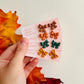 3D Bow Studs Fall Colors