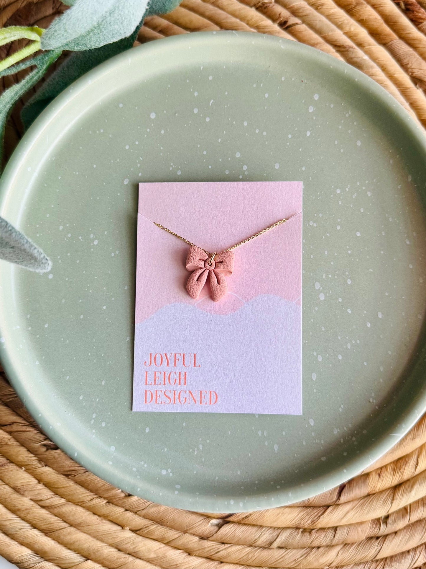 Spring Bow Necklaces